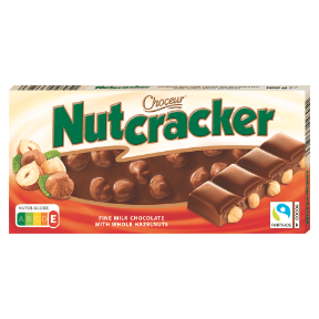 CHOCEUR Czekolada mleczna z całymi orzechami laskowymi