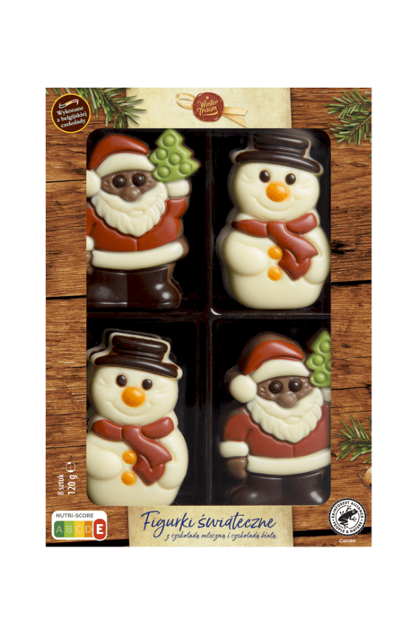 WINTER TRAUM Czekoladowe figurki świąteczne