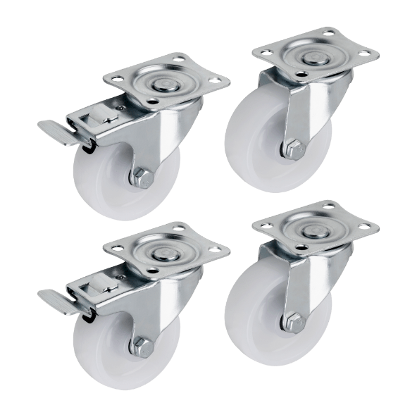 WORKZONE Zestaw rolek meblowych