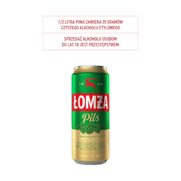 Piwo Łomża Pils
