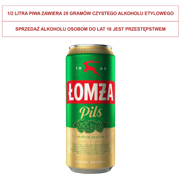 Piwo Łomża Pils