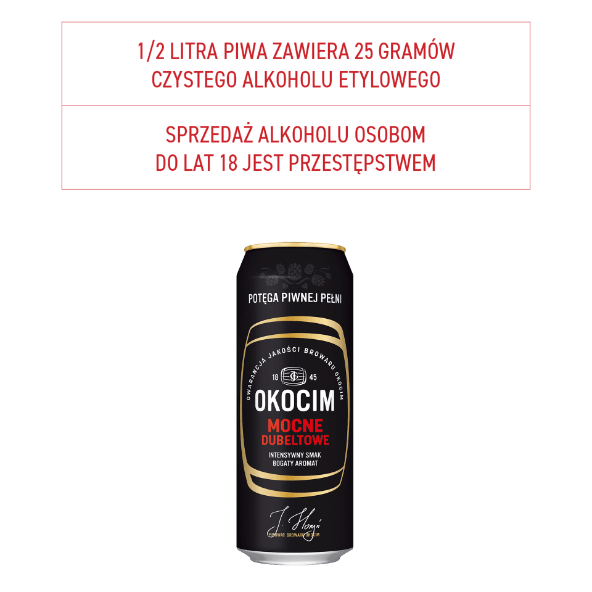 Piwo Okocim Mocne