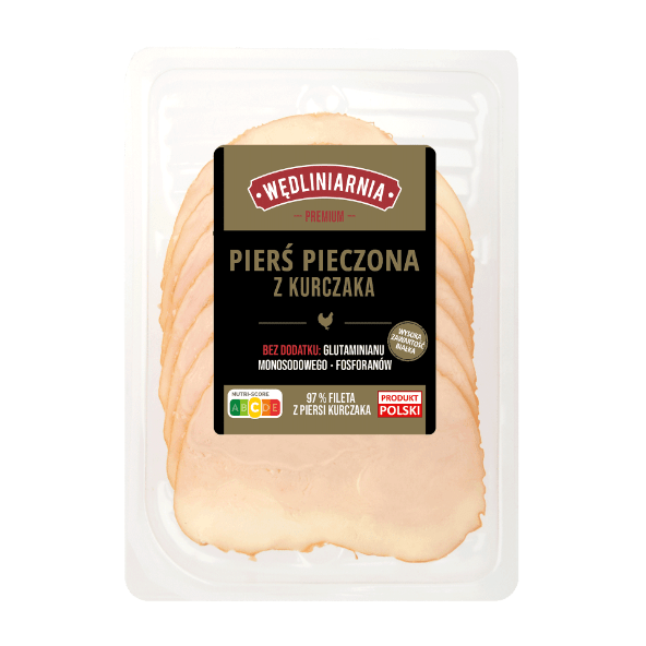 WĘDLINIARNIA PREMIUM Pierś pieczona z kurczaka