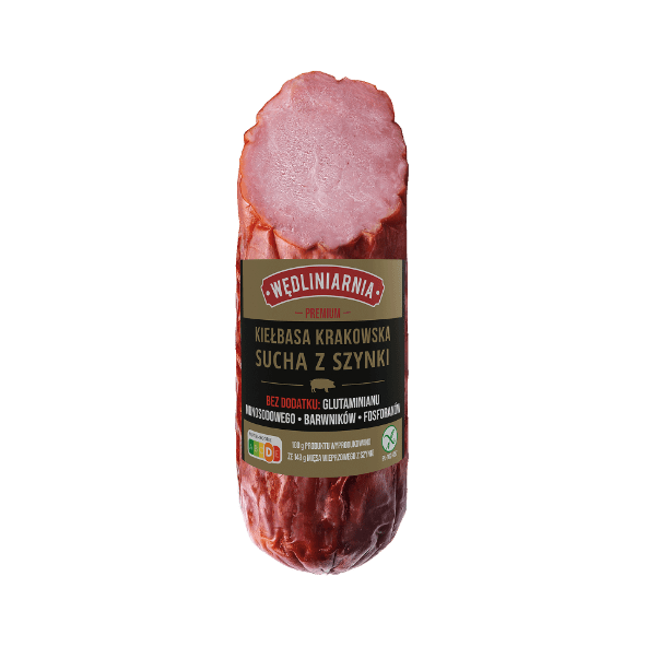 WĘDLINIARNIA PREMIUM Kiełbasa krakowska sucha z szynki