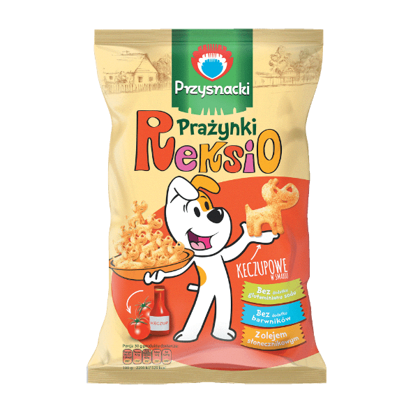 PRZYSNACKI Prażynki Reksio