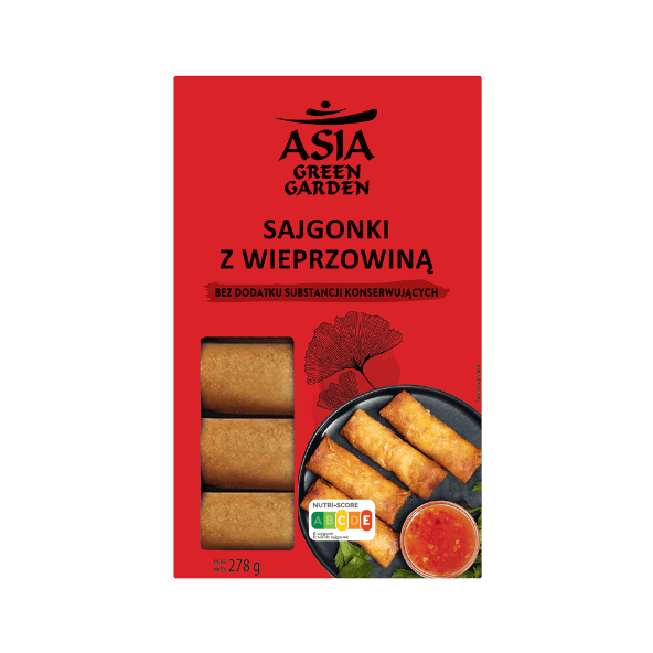 ASIA GREEN GARDEN Sajgonki z wieprzowiną/z warzywami