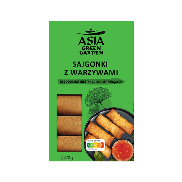 ASIA GREEN GARDEN Sajgonki z wieprzowiną/z warzywami