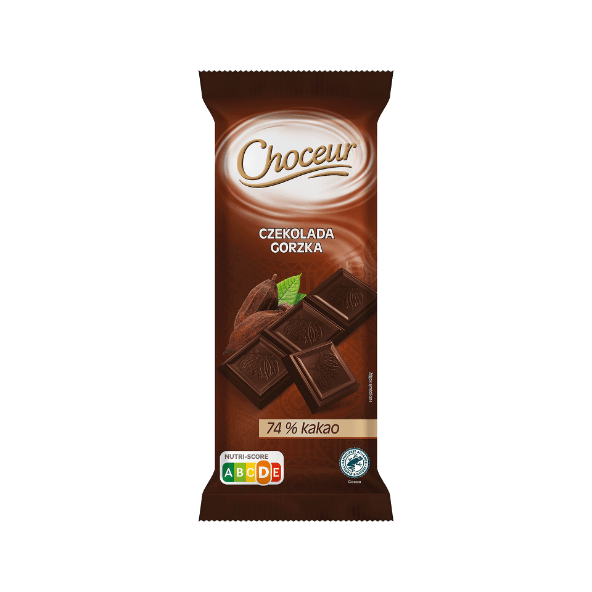 CHOCEUR Czekolada gorzka 74% kakao