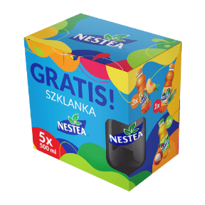 Nestea + szklanka