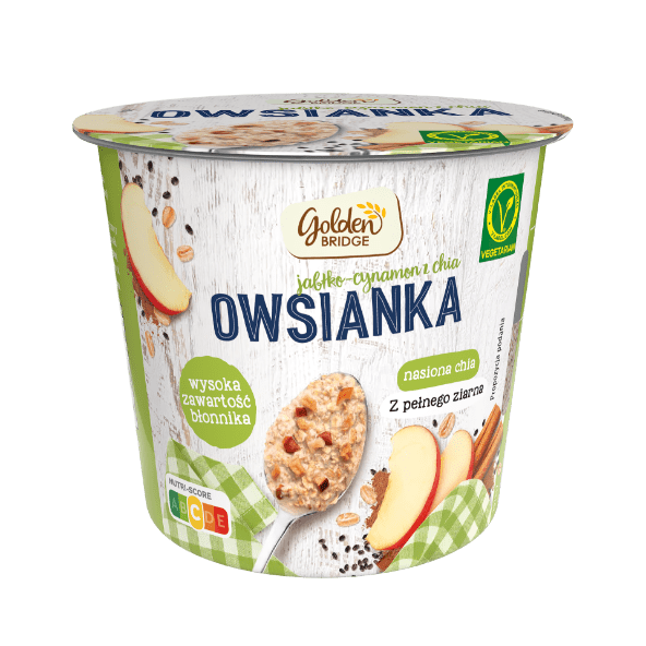 GOLDEN BRIDGE Owsianka z nasionami chia
