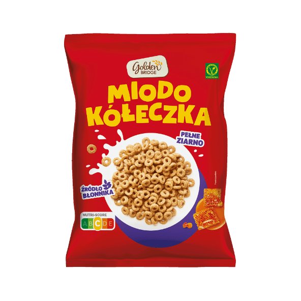 GOLDEN BRIDGE Miodo Kółeczka/Miodo Płatki z orzeszkami ziemnymi