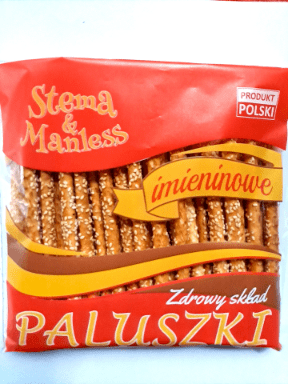 STEMA & MANLESS Paluszki imieninowe z sezamem