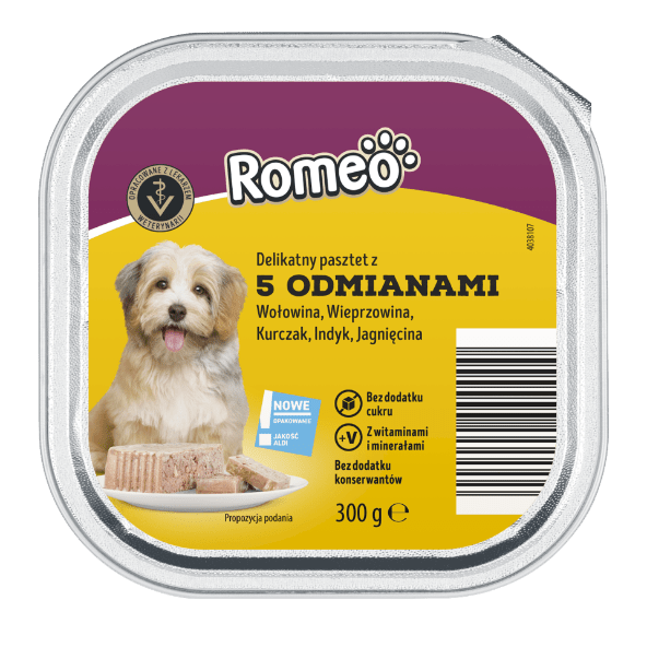 ROMEO Karma mokra dla psa