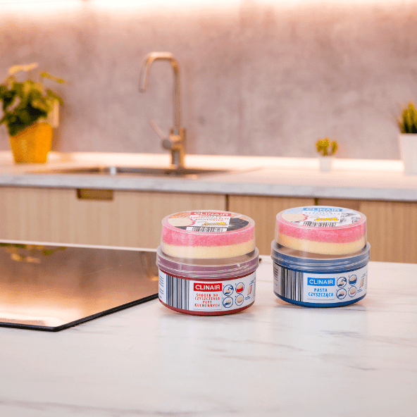 CLINAIR Pasta czyszcząca z gąbką