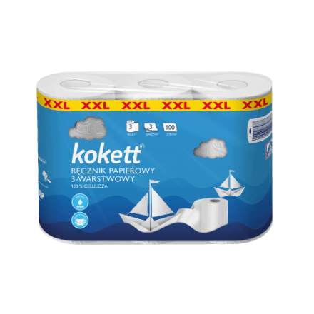 KOKETT Ręczniki papierowe 3-warstwowe