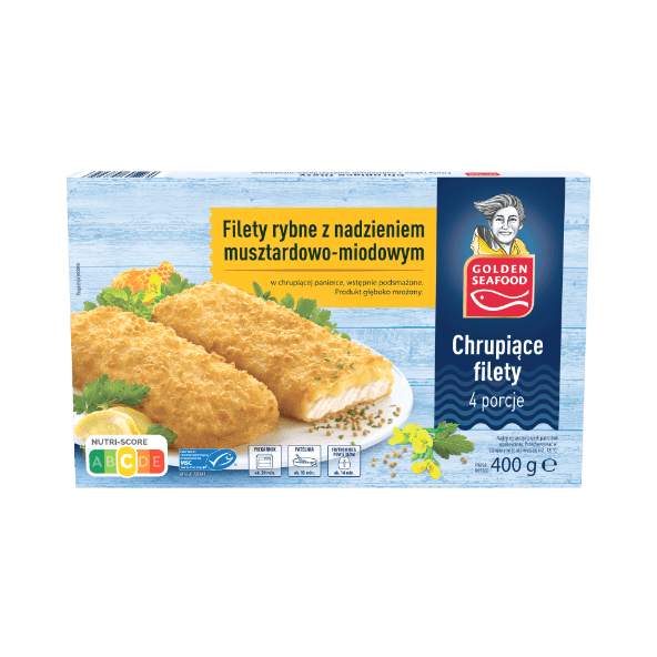 GOLDEN SEAFOOD Chrupiący filet z mintaja