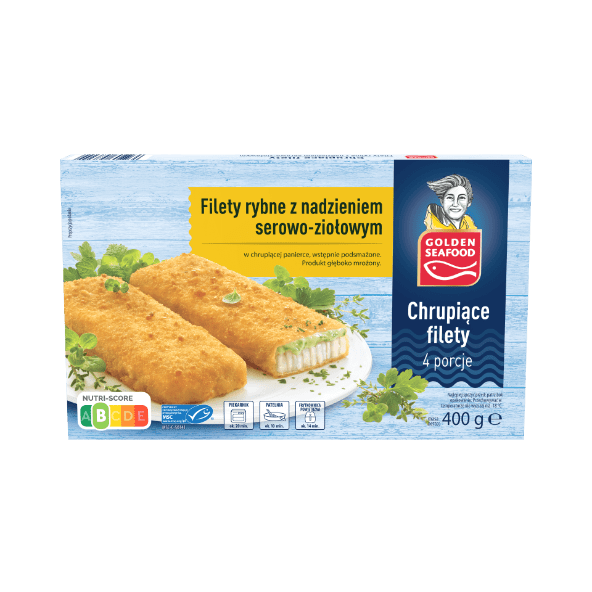 GOLDEN SEAFOOD Chrupiący filet z mintaja