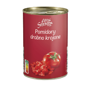 ALL SEASONS Pomidory drobno krojone