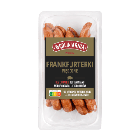 WĘDLINIARNIA PREMIUM Frankfurterki wędzone surowe