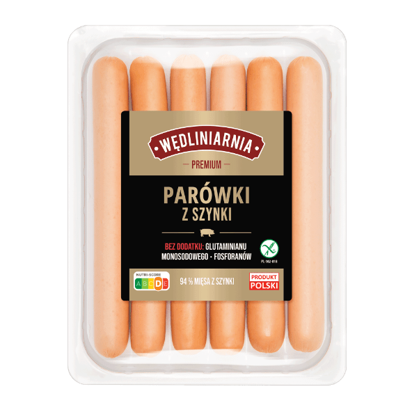 WĘDLINIARNIA PREMIUM Parówki z szynki
