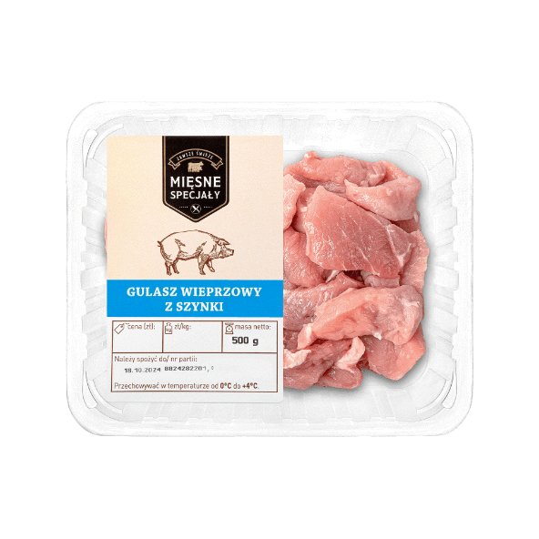 MIĘSNE SPECJAŁY Gulasz wieprzowy z szynki