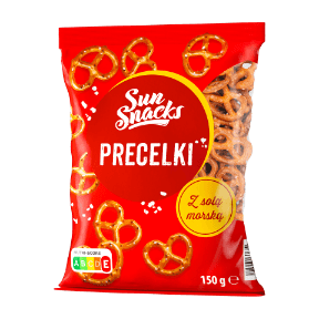 SUN SNACKS Precelki z solą morską