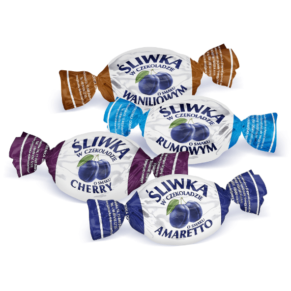 JUTRZENKA DOBRE MIASTO Śliwka w czekoladzie zimowe smaki