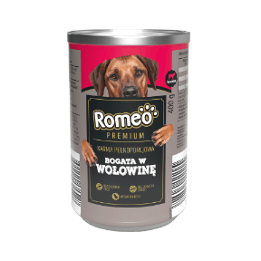 ROMEO PREMIUM Karma mokra dla psa