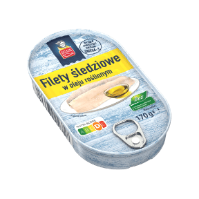 GOLDEN SEAFOOD Filety śledziowe w oleju