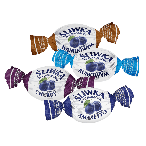 JUTRZENKA DOBRE MIASTO Śliwka w czekoladzie zimowe smaki