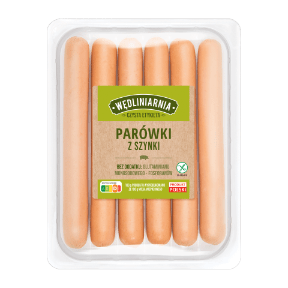 WĘDLINIARNIA CZYSTA ETYKIETA Parówki z szynki
