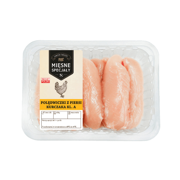 MIĘSNE SPECJAŁY Polędwiczki z piersi kurczaka