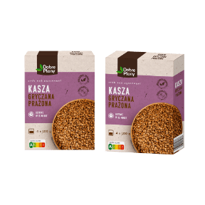 DOBRE PLONY Kasza gryczana prażona
