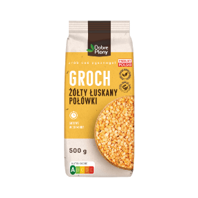 DOBRE PLONY Groch żółty połówki