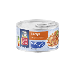 GOLDEN SEAFOOD Tuńczyk z dodatkiem warzyw