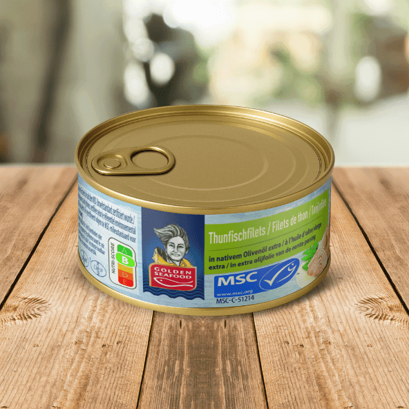 GOLDEN SEAFOOD Tuńczyk w oliwie z oliwek z pierwszego tłoczenia