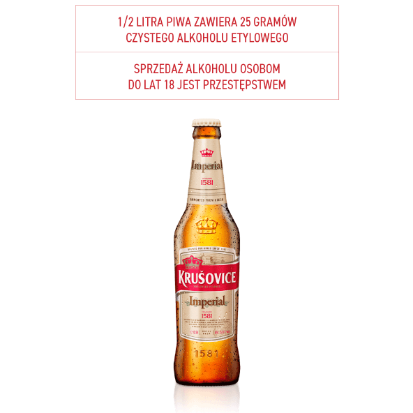 Piwo Krušovice Imperial