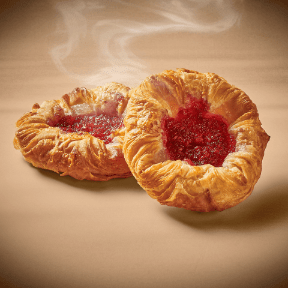 Ciastko duńskie z maliną