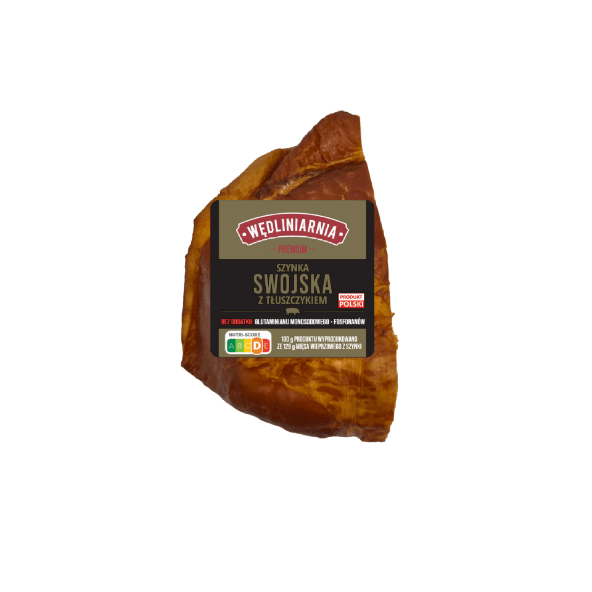 WĘDLINIARNIA PREMIUM Szynka swojska z tłuszczykiem