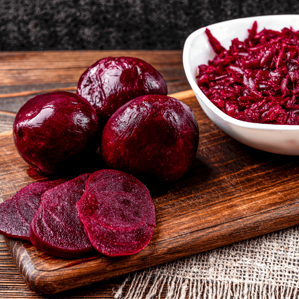 Buraki gotowane całe