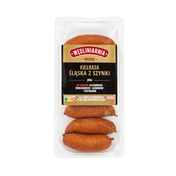 WĘDLINIARNIA PREMIUM Kiełbasa śląska z szynki