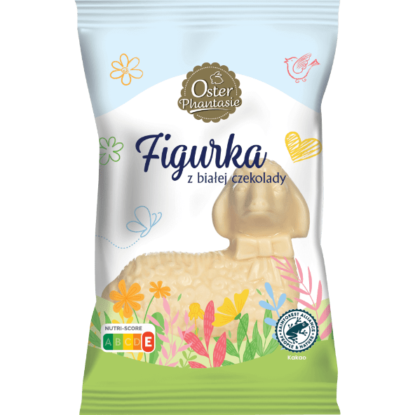 OSTER PHANTASIE Figurka wielkanocna z białej czekolady