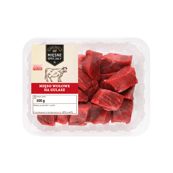 MIĘSNE SPECJAŁY Mięso wołowe na gulasz