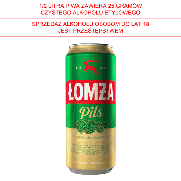 Piwo Łomża Pils
