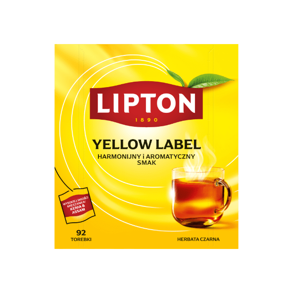 LIPTON Herbata czarna Yellow Label