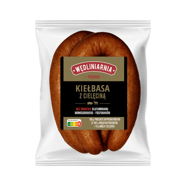 WĘDLINIARNIA PREMIUM Kiełbasa z cielęciną