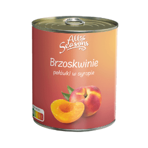 ALL SEASONS Brzoskwinie połówki