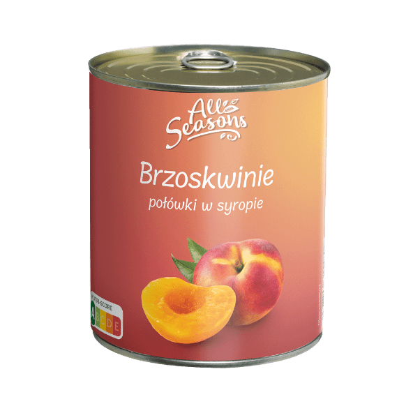 ALL SEASONS Brzoskwinie połówki