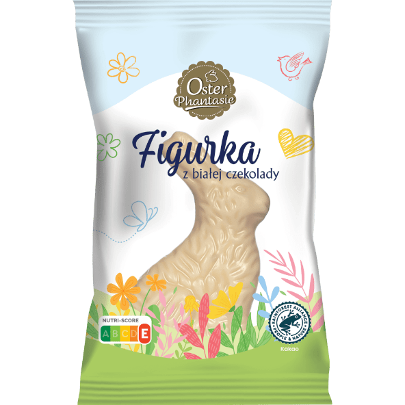 OSTER PHANTASIE Figurka wielkanocna z białej czekolady
