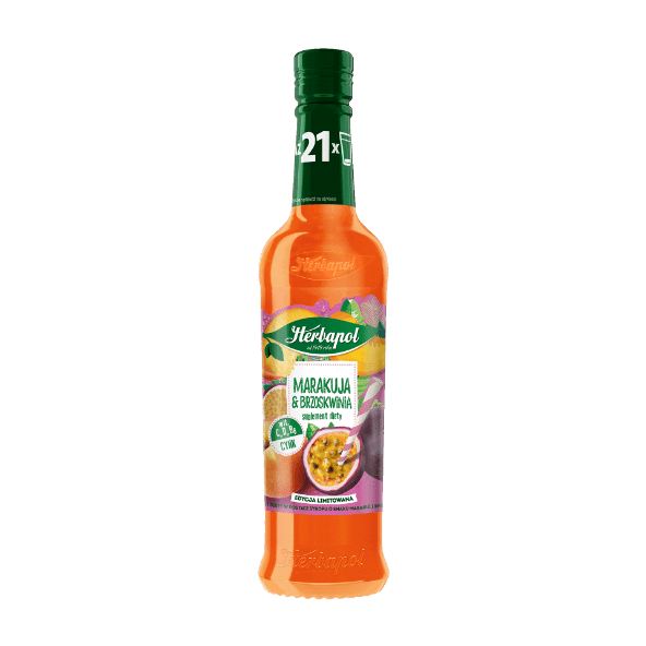 HERBAPOL Syrop marakuja-brzoskwinia